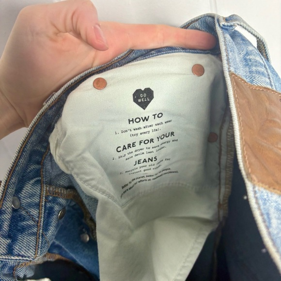 Madewell Rivet & Thread Perfect Vintage Jeans in Ryerson Wash Women’s Size 29 - Picture 7 of 9